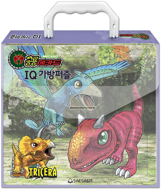 새샘 공룡메카드 판퍼즐 1단계 3종 + 2단계 3종 세트 SS5329, 1세트, 81피스