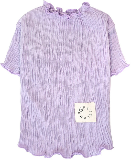 펫츠랜드 반려동물 젤라또 티셔츠, 퍼플, 1개