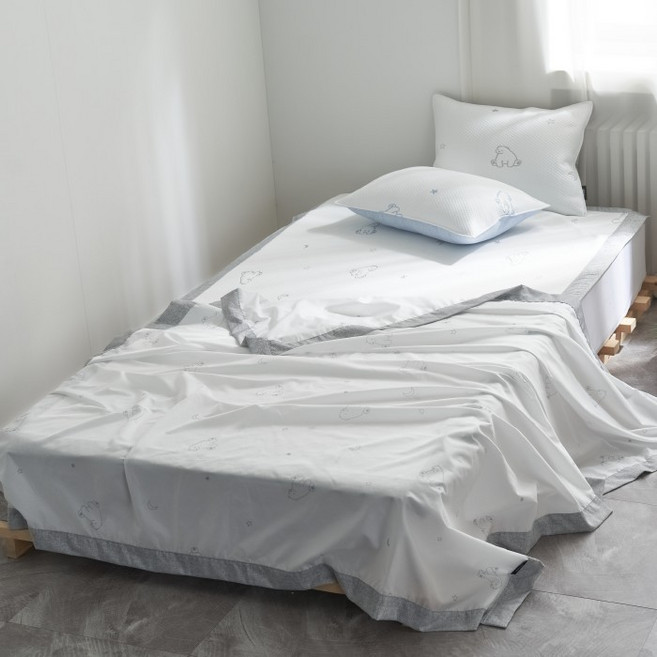 북극곰 여름 홑이불 세트