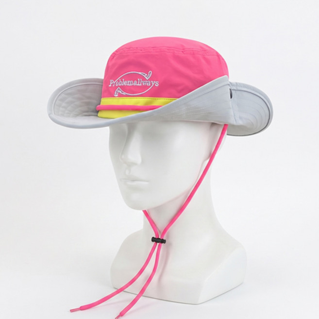 I CAN SIMPLE 復古撞色寬簷休閒登山漁夫帽