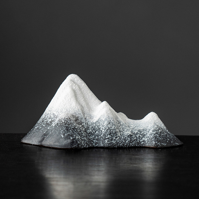 미미네아쿠아 눈덮인 설산 어항장식품, 1개