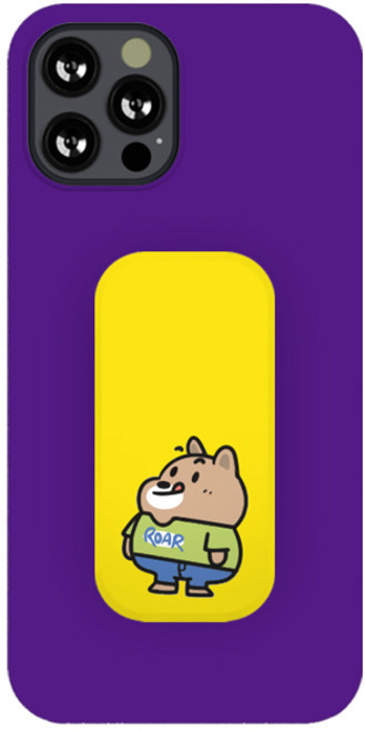 BANIMONG 一鍵式氣囊支架纖薄硬殼手機殼 鏡面