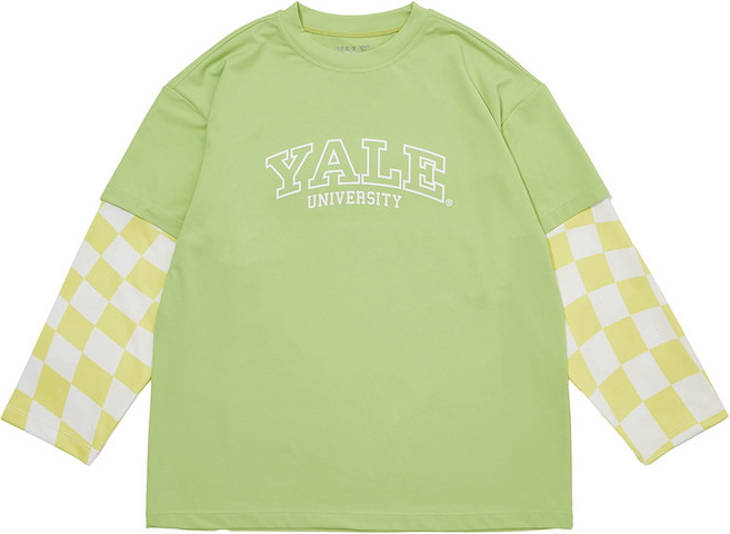 예일키즈 유니버시티 레이어드 아쿠아 래쉬가드 티셔츠 YJCCRTE23326