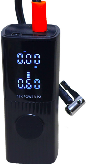 ZSK POWER 無線有線雙模式打氣機 P2, 1個, 黑色