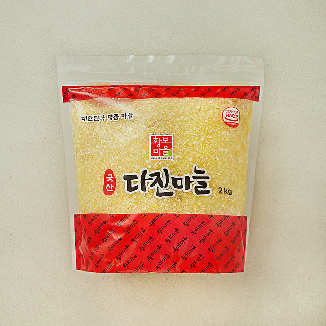 황보마을 국내산 다진마늘, 2kg, 1개