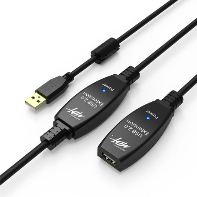 엠비에프 USB 2.0 연장 리피터 무전원 케이블 MBF-USBEX205, 1개, 5m
