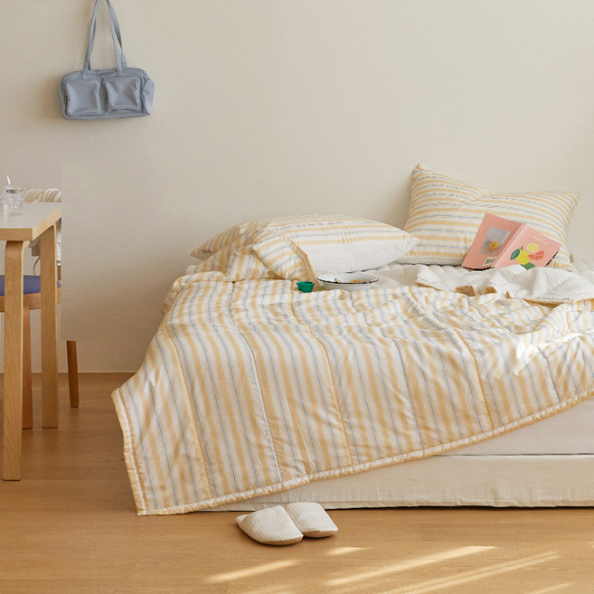 마틸라 보송시원 썸머듀얼 시어서커 양면 차렵이불