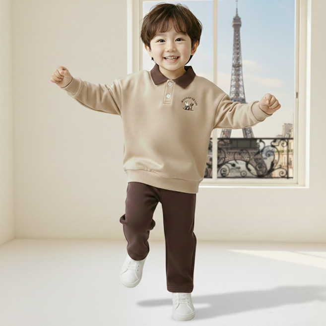 키즈꼬모 아동용 가스파드와리사 버블하트 세트