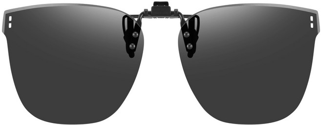 지프 남녀공용 플립업 편광 클립 선글라스 S2013