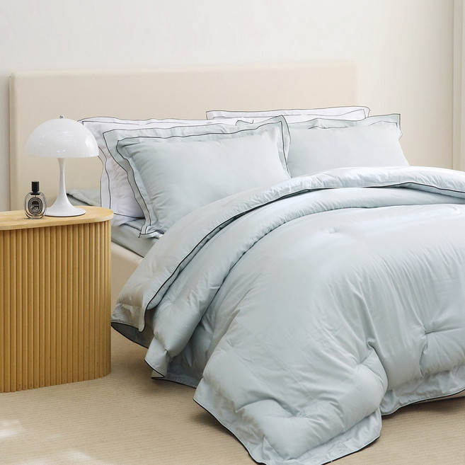 플로라침구 모달프렌치 코튼 사계절 차렵이불 세트