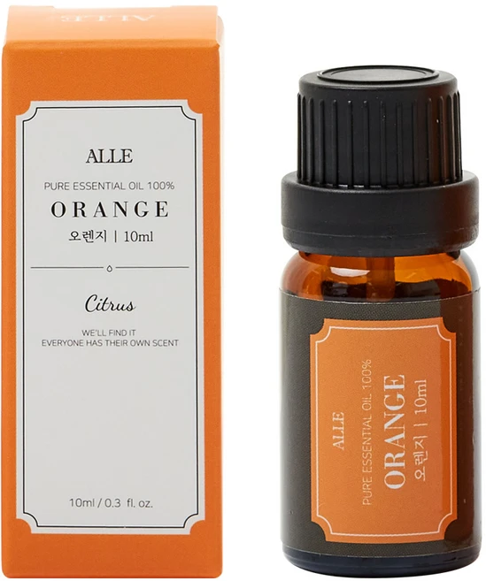 알레 퓨어 에센셜 오일 백프로 오렌지, 10ml, 1개 - 쿠팡