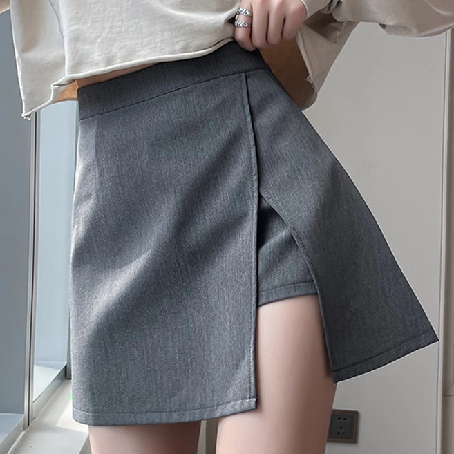 구디프 여성용 골프 A라인 밴딩 스커트