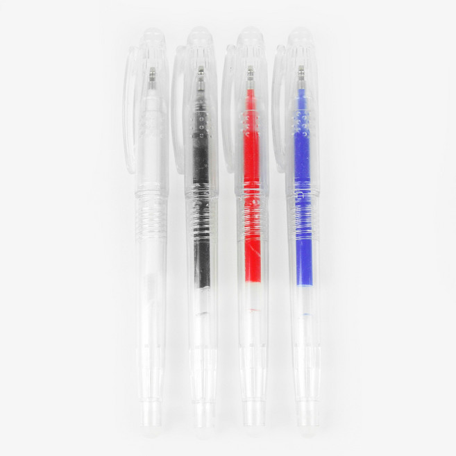 소잉바이핸드 아이롱펜 1mm 4p 세트, 화이트, 레드, 블루, 블랙, 1세트