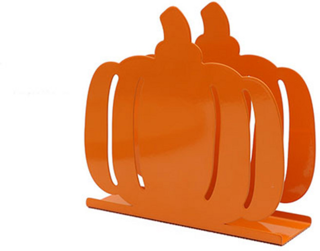 칼라 금속 냅킨 랙, 오렌지호박, 1개