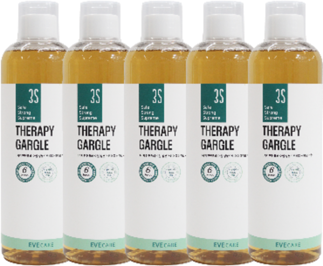 쓰리에스테라피 병 가글, 5개, 500ml