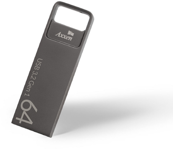 액센 Square USB3.2 Gen1 메탈타입 USB메모리 SK31, 64GB, 1개