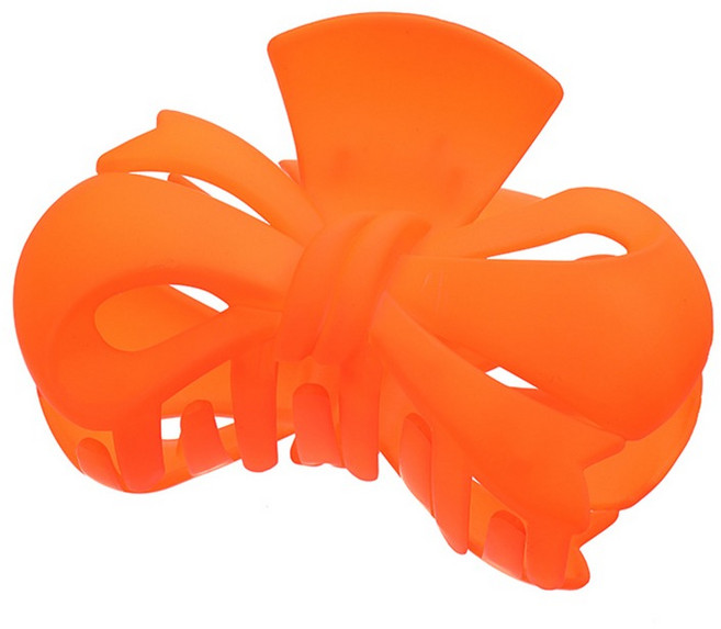 수스다 파스텔 통통 리본 집게핀 12cm