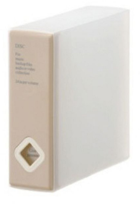 앨범형 CD 케이스, 베이지, 1개