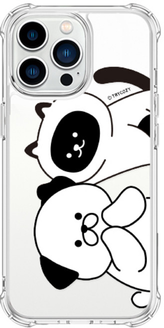 트라이코지 냥이멍뭉 방탄 젤하드 휴대폰 케이스