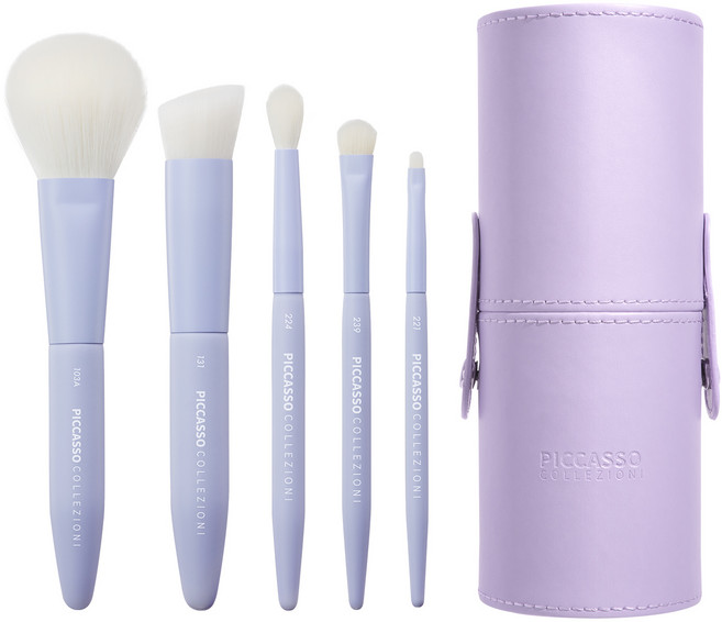 피카소꼴레지오니 퍼플에디션 브러쉬 5종 세트, 1개, 연보라