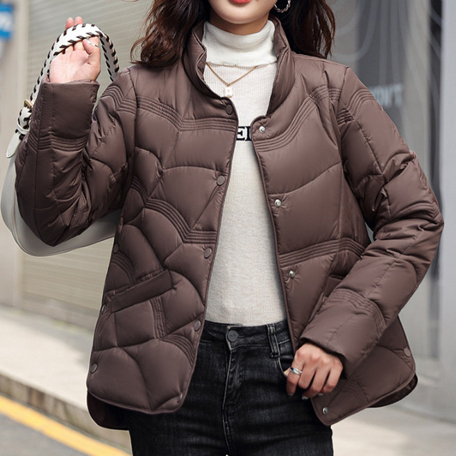 班亞物語 女款冬季絎縫輕量羽絨夾克 休閒外套 PP183