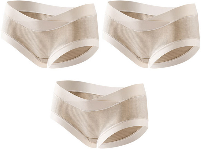 맘프라임 편안한 V 임산부 순면 팬티 3p