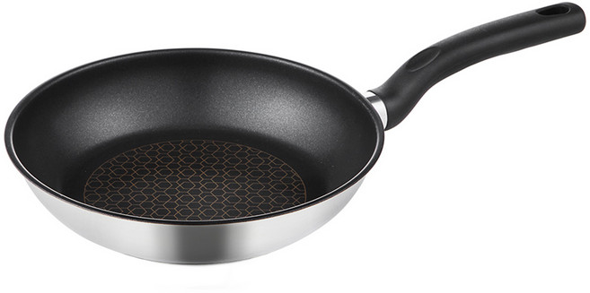 빌리빈 스테인레스 프라이팬 (인덕션 사용 가능), 24cm, 1개