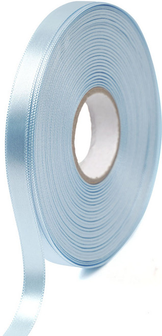 포포팬시 뭉구 프리미엄 유광 단면 공단 리본 10mm, 18 하늘, 1개, 45m