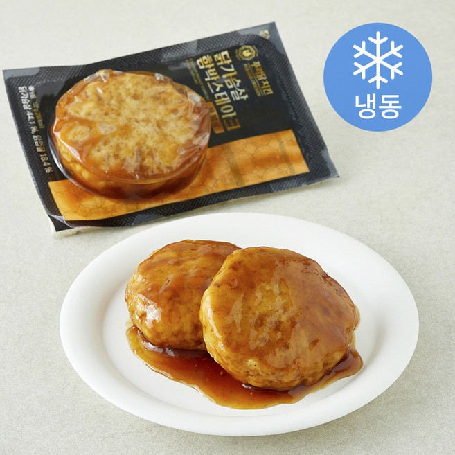 푸라닭 닭가슴살 함박스테이크 파불로 (냉동), 100g, 5개, 1개입