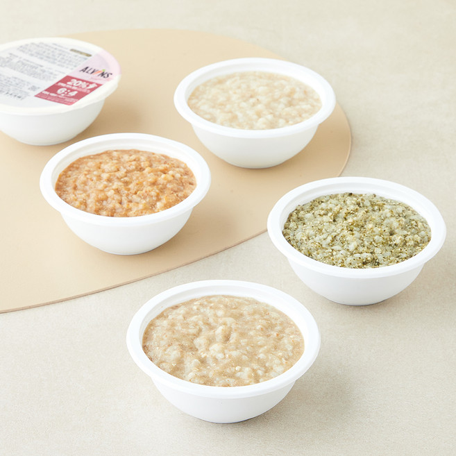 엘빈즈 슈퍼핏 중기2 만7~10개월 한우퀴노아 브로콜리죽 180g + 닭고기오트밀죽 180g + 대구영양버섯죽 180g + 한우완두과일죽 180g 이유식 C세트, 1세트