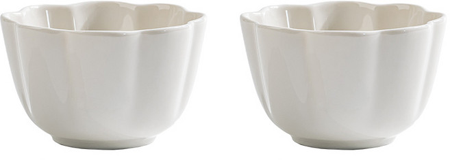 시라쿠스 네이처 프리즈 요거트볼 9cm, 화이트, 2개