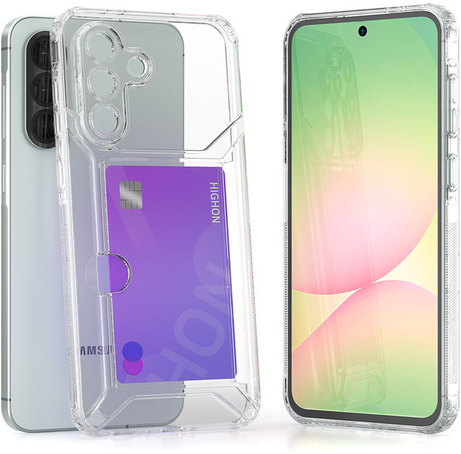 하이온 글로우커버 카드수납 젤리 휴대폰 케이스