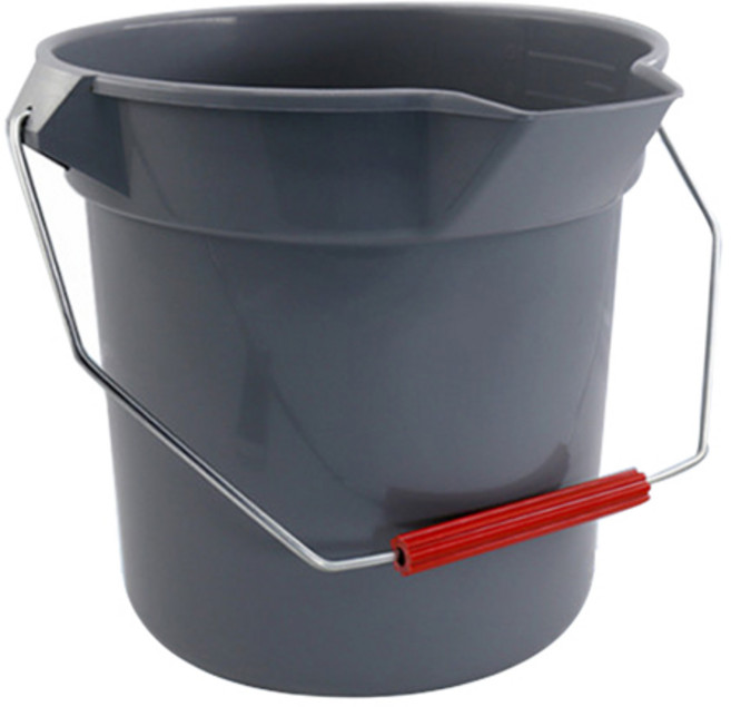월드크린 다용도 원형 세차 버킷, 14L, 혼합색상