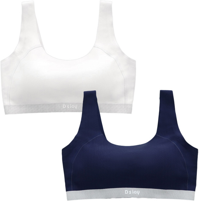 주니데이 학생 브라 심리스 젤리라인 2p