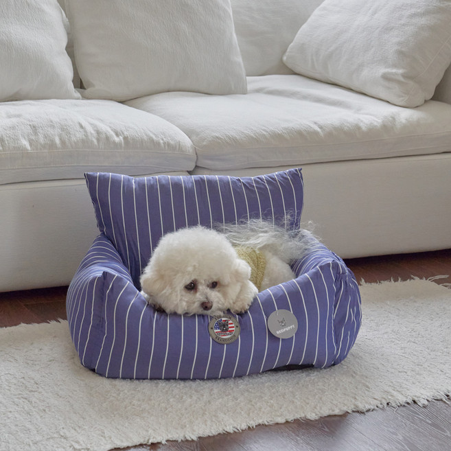 레드퍼피 반려동물 루미엘 카시트, 라이트네이비, 1개