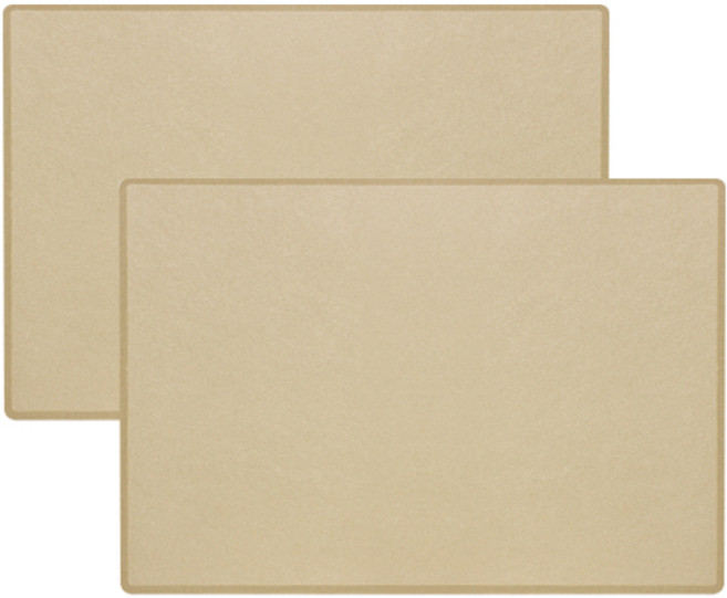 마켓피오 가죽 PU 플레이팅 식탁매트, 타입3, 45 x 32 cm, 2개