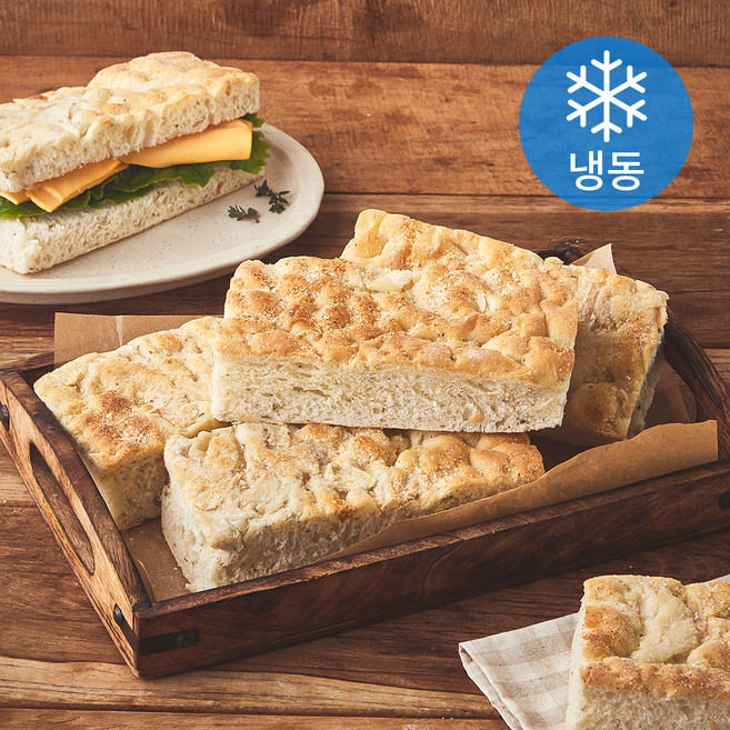 구스F&B 양파 포카치아 (냉동), 90g, 1개, 6개입