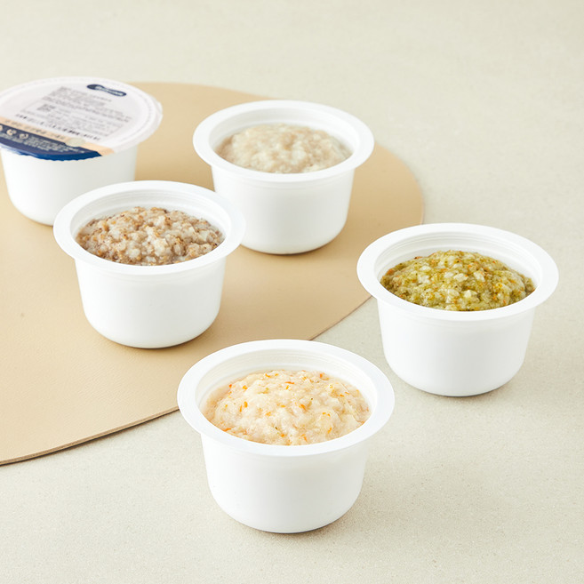 베베쿡 후기 9~11개월 영양꿀꺽 냠냠대장 한우사과죽 180g + 고구마당근죽 180g + 오트밀배추죽 180g + 양배추닭죽 180g 이유식 B세트, 1세트