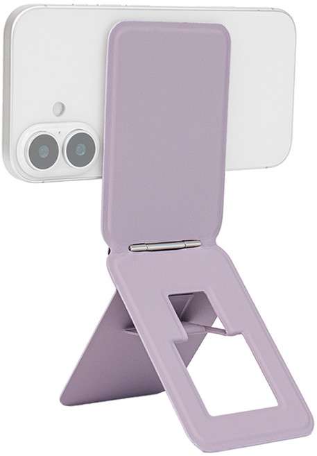 SPACE SHIELD MagSafe SnapFit 三腳架 折疊式 口袋 手機三腳支架, 單一商品, 1個, 薰衣草