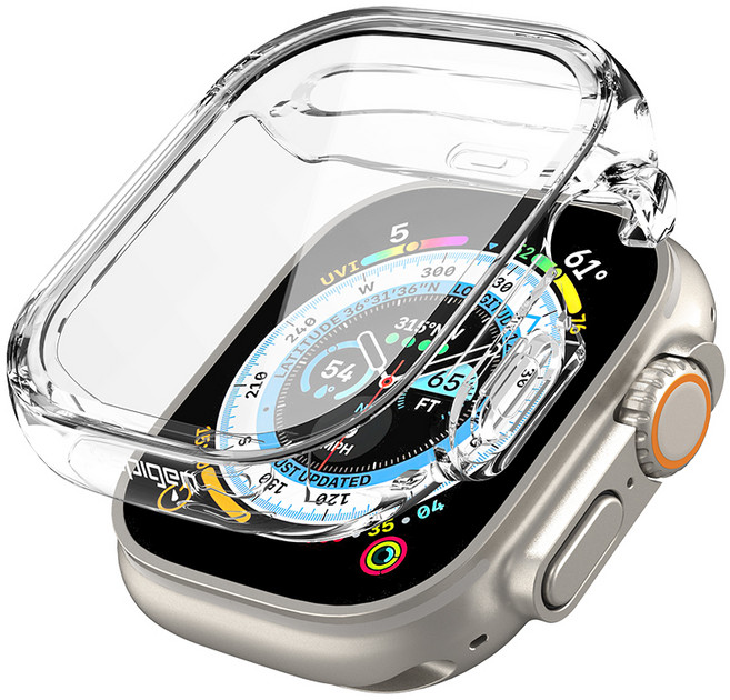 슈피겐 애플워치 케이스 울트라 하이브리드, 크리스탈 클리어, 1개