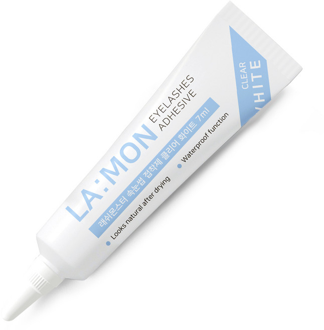라몽 래쉬몬스터 데일리 속눈썹 접착제 7ml, 클리어 화이트, 1개