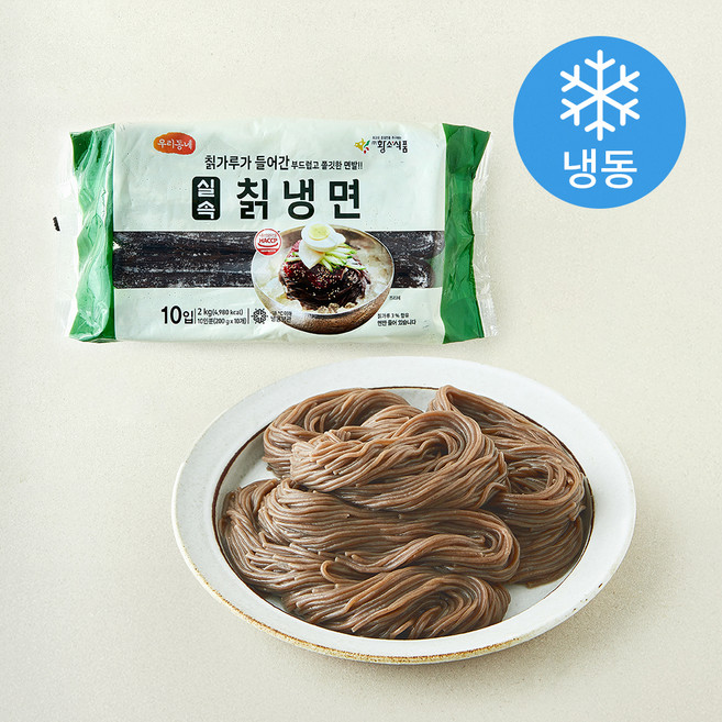 황소식품 우리동네 실속 칡냉면 10인분 (냉동), 2kg, 1개