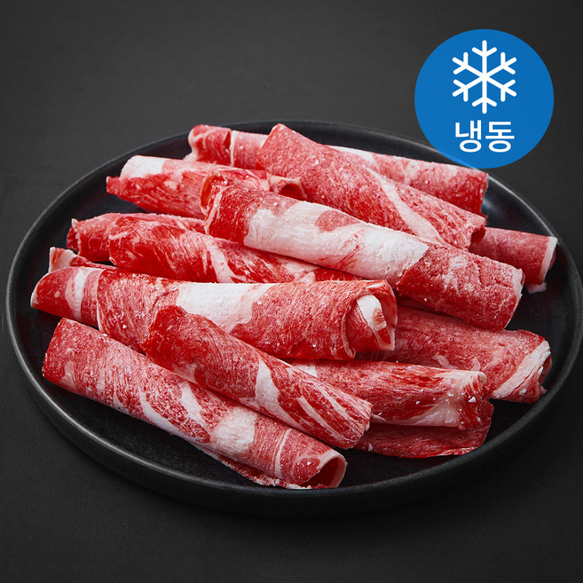 동원홈푸드 한우 우삼겹 1등급 바로구이 (냉동), 200g, 1개