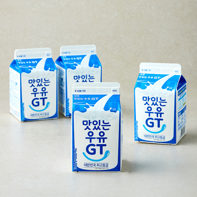 남양유업 맛있는 우유 GT, 4개, 200ml