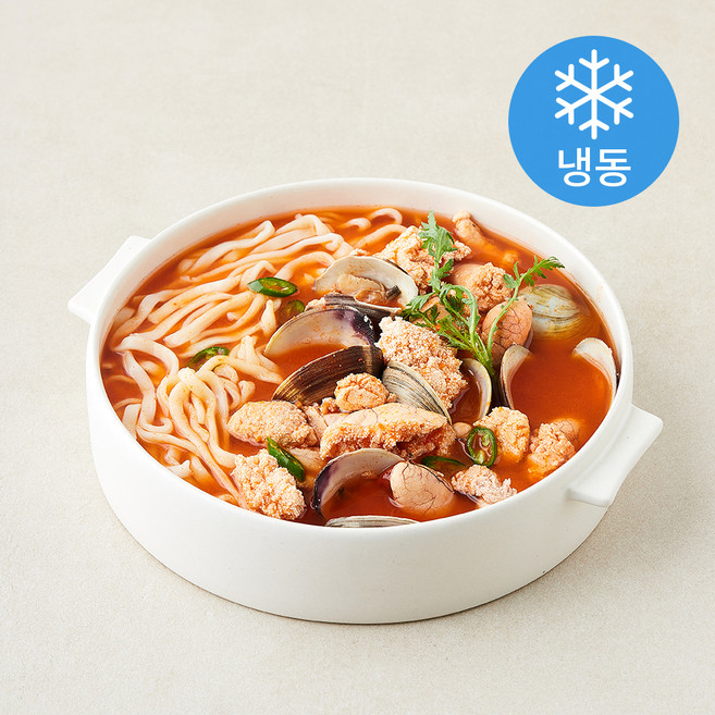 the푸짐한 알많이 백합 칼국수 (냉동), 1.375kg, 1개