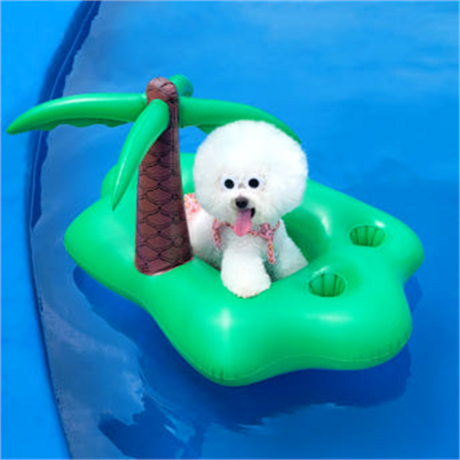 리치독스 강아지 물놀이 야자수 튜브, 1개