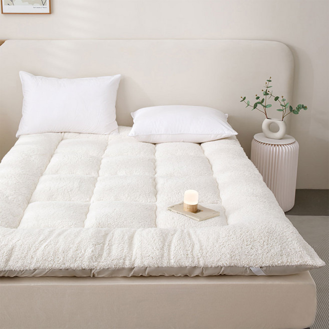 소하임 울 매트리스 토퍼, 화이트, 10cm