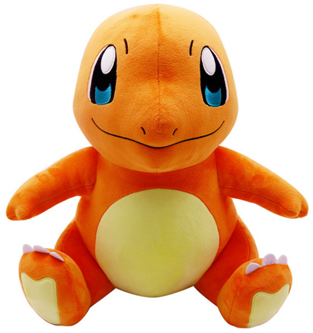 寶可夢 小火龍大型絨毛玩偶, 1個, 45cm, 小火龍 橘色