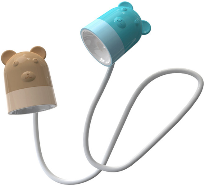 메이크마인 휴대용 LED 목걸이 램프 곰, 혼합색상