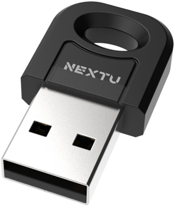 넥스트유 블루투스 5.0 USB 동글, NEXT-509BT, 블랙, 1개
